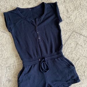 Navy blue romper